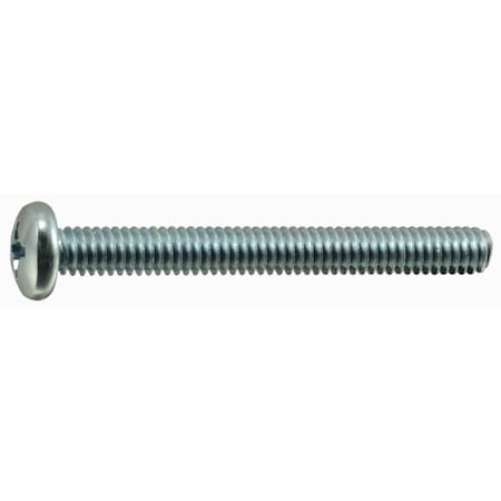 Midwest Fastener #12-24 x 2 in Phillips Pan Machine Screw, Zinc Plated Steel, 15 PK 32047